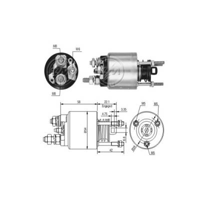 ΖΜ3-595 - ΖΜ, Μπουτόν Μίζας 12V MARELLI ΖΜ3-595 - ΖΜ, Μπουτόν Μίζας 12V MARELLI